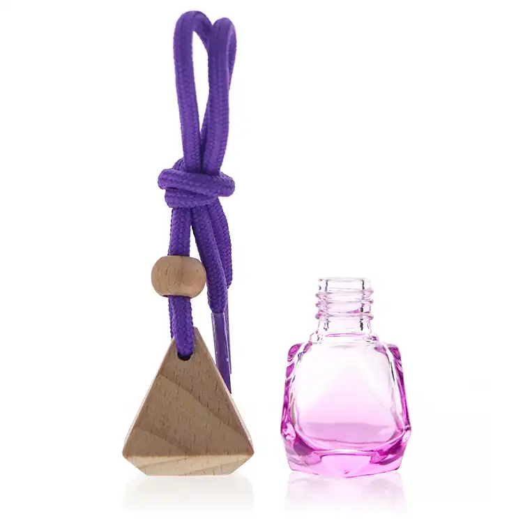 Wholesale 8ml Empty Hanging Multiple Colour Diamond Shape Car Air ...