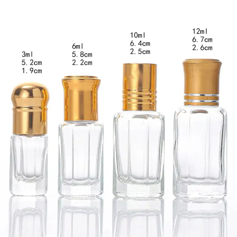 Wholesale 3ml 6ml 9ml 12ml Octagonal Fancy Attar Perfume Oil
